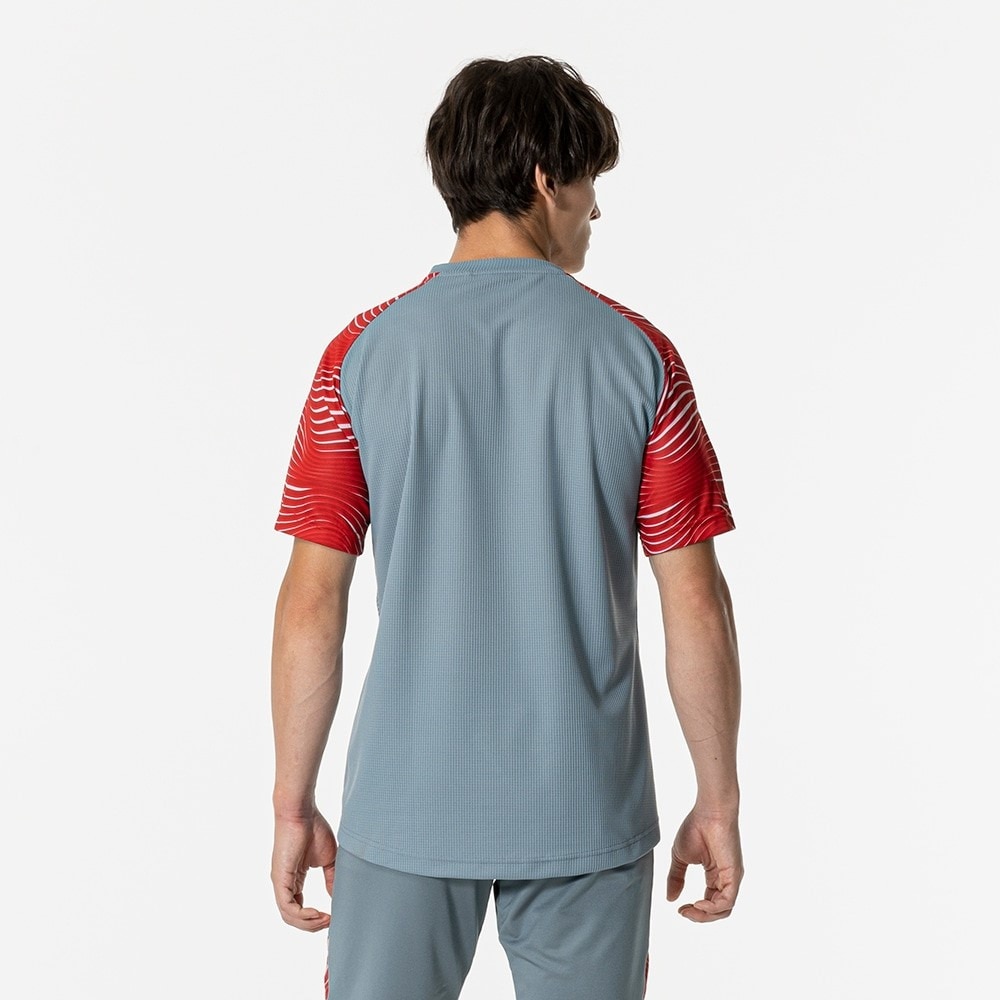 ミズノ（MIZUNO）（メンズ、レディース）サッカーウェア フィールドシャツ 半袖Tシャツ P2MAB04105 速乾