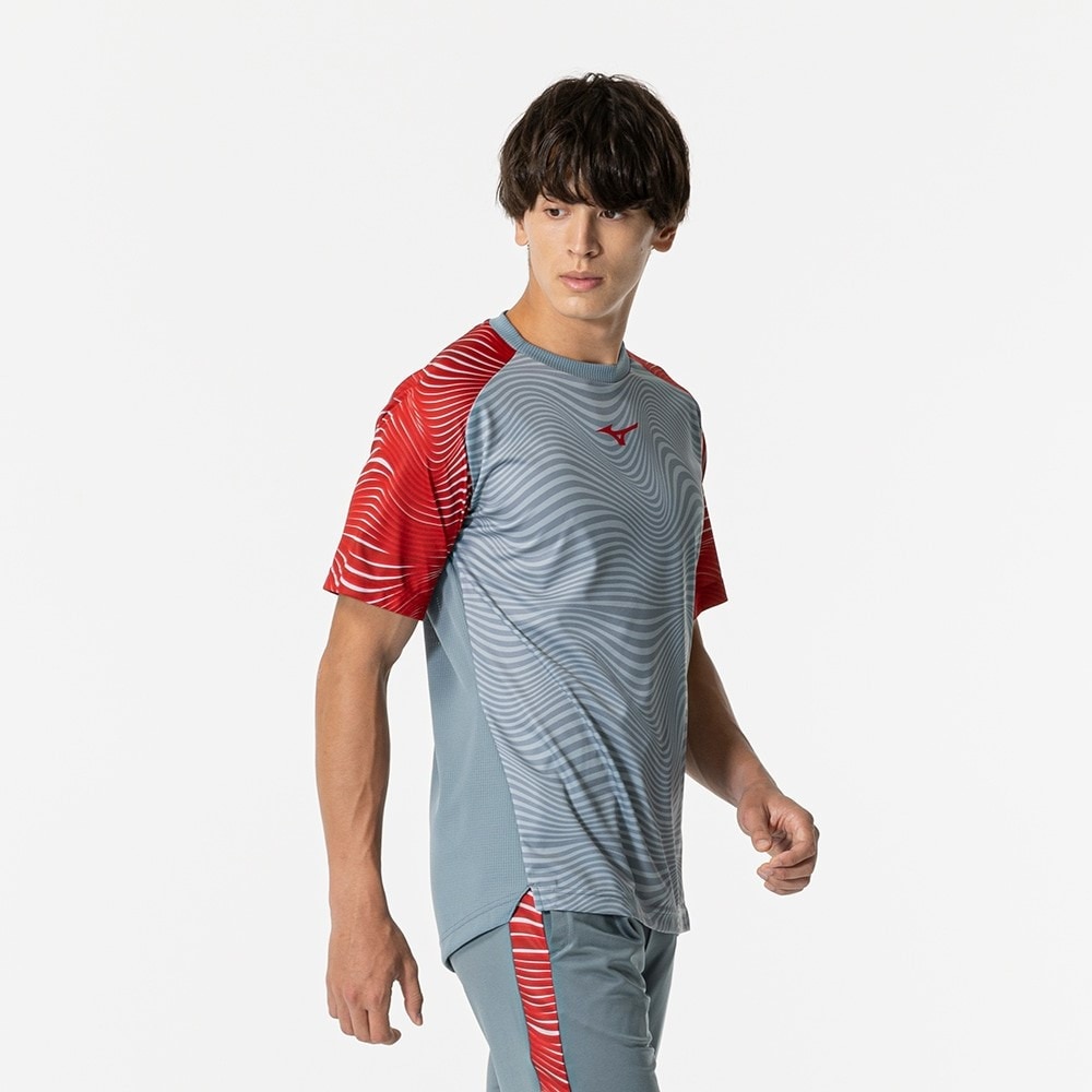ミズノ（MIZUNO）（メンズ、レディース）サッカーウェア フィールドシャツ 半袖Tシャツ P2MAB04105 速乾