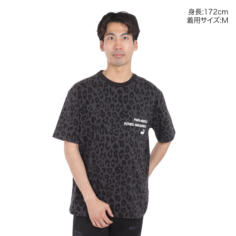 プーマ（PUMA）（メンズ）サッカーウェア パラメヒコ AOP 半袖 Tシャツ 70643501