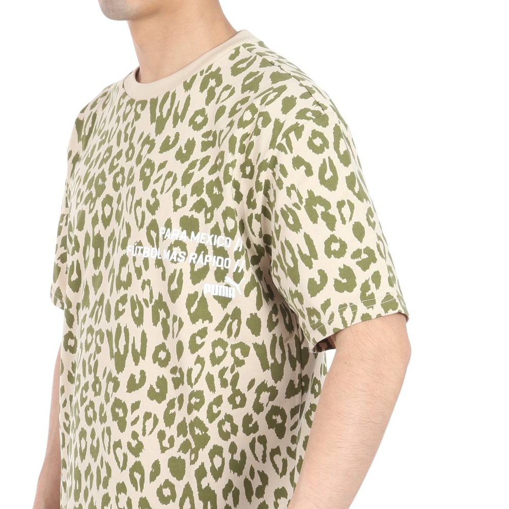 プーマ（PUMA）（メンズ）サッカーウェア パラメヒコ AOP 半袖 Tシャツ 70643590