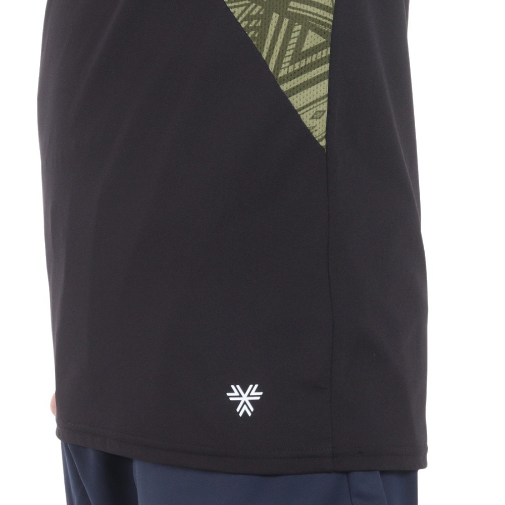 アンブロ（UMBRO）（メンズ）サッカーウェア THE THIRD メッシュ半袖プラシャツ UUUXJA52 BLK