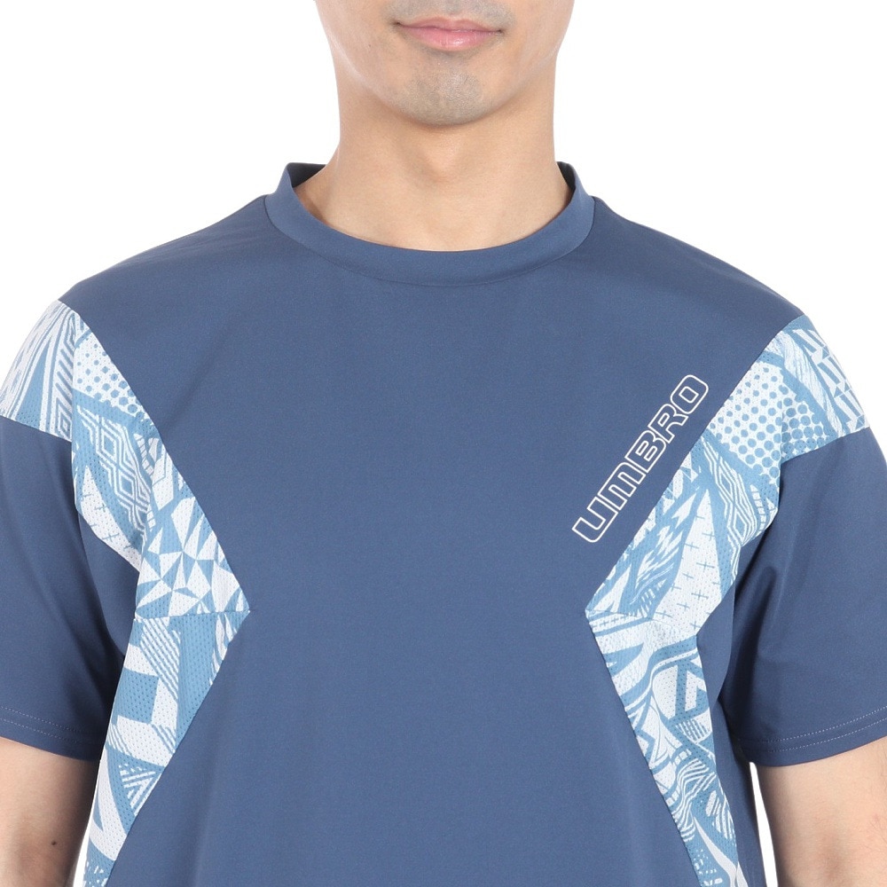 アンブロ（UMBRO）（メンズ）サッカーウェア THE THIRD メッシュ半袖プラシャツ UUUXJA52 DKDM