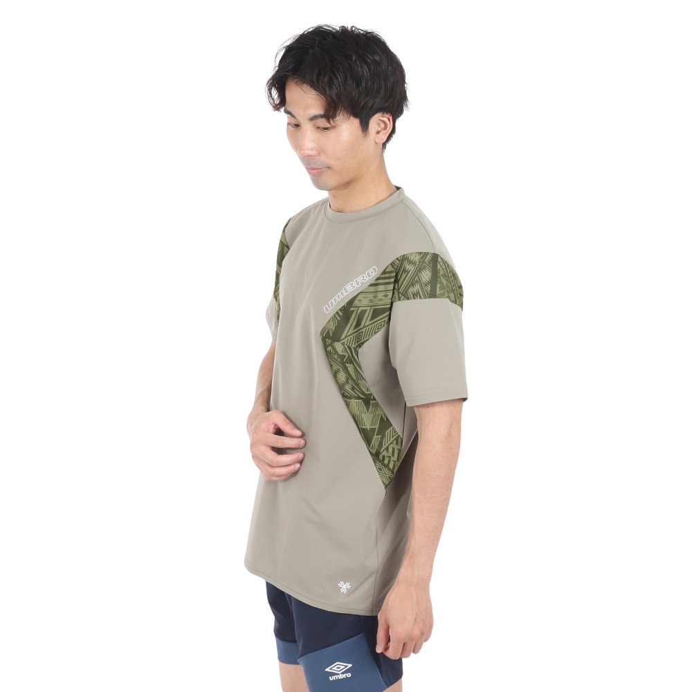 アンブロ（UMBRO）（メンズ）サッカーウェア THE THIRD メッシュ半袖プラシャツ UUUXJA52 VTBG