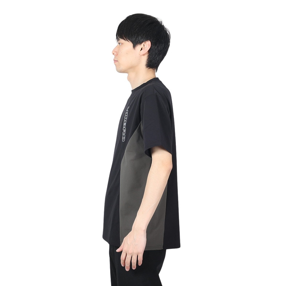 アンブロ（UMBRO）（メンズ）サッカーウェア THE THIRD ショートスリーブプラシャツ UUUXJA53 BLK