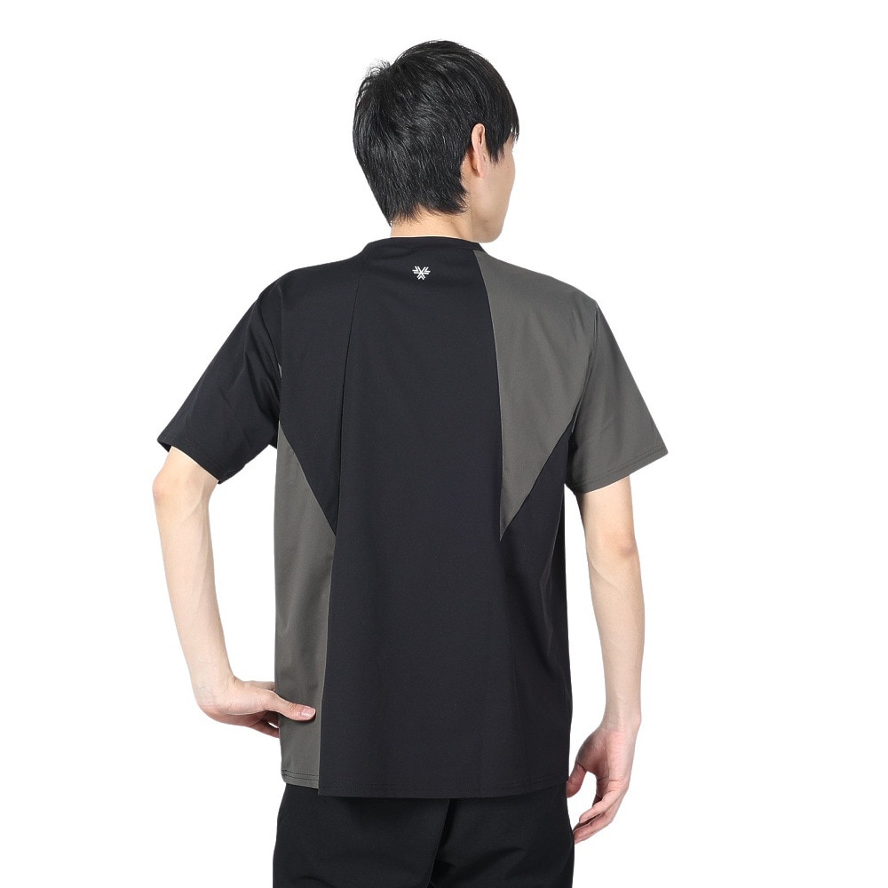 アンブロ（UMBRO）（メンズ）サッカーウェア THE THIRD ショートスリーブプラシャツ UUUXJA53 BLK