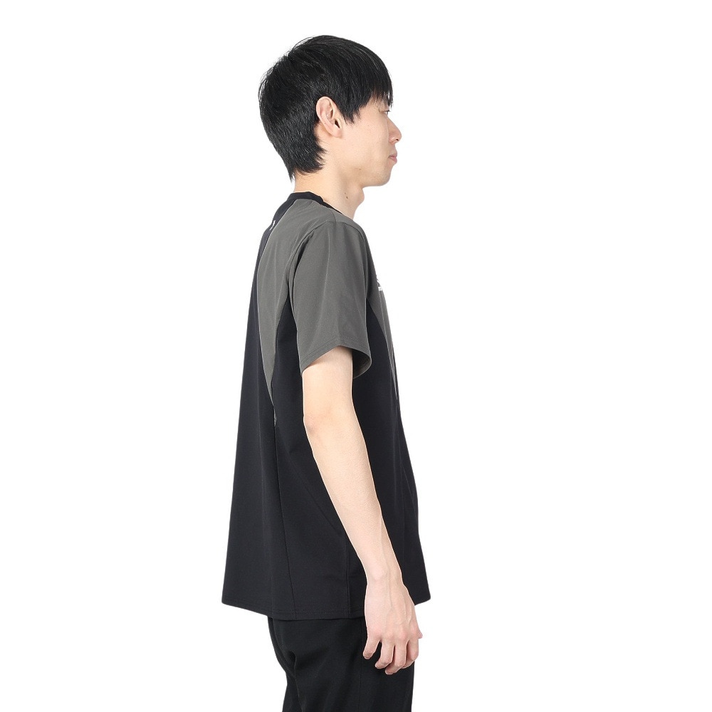 アンブロ（UMBRO）（メンズ）サッカーウェア THE THIRD ショートスリーブプラシャツ UUUXJA53 BLK