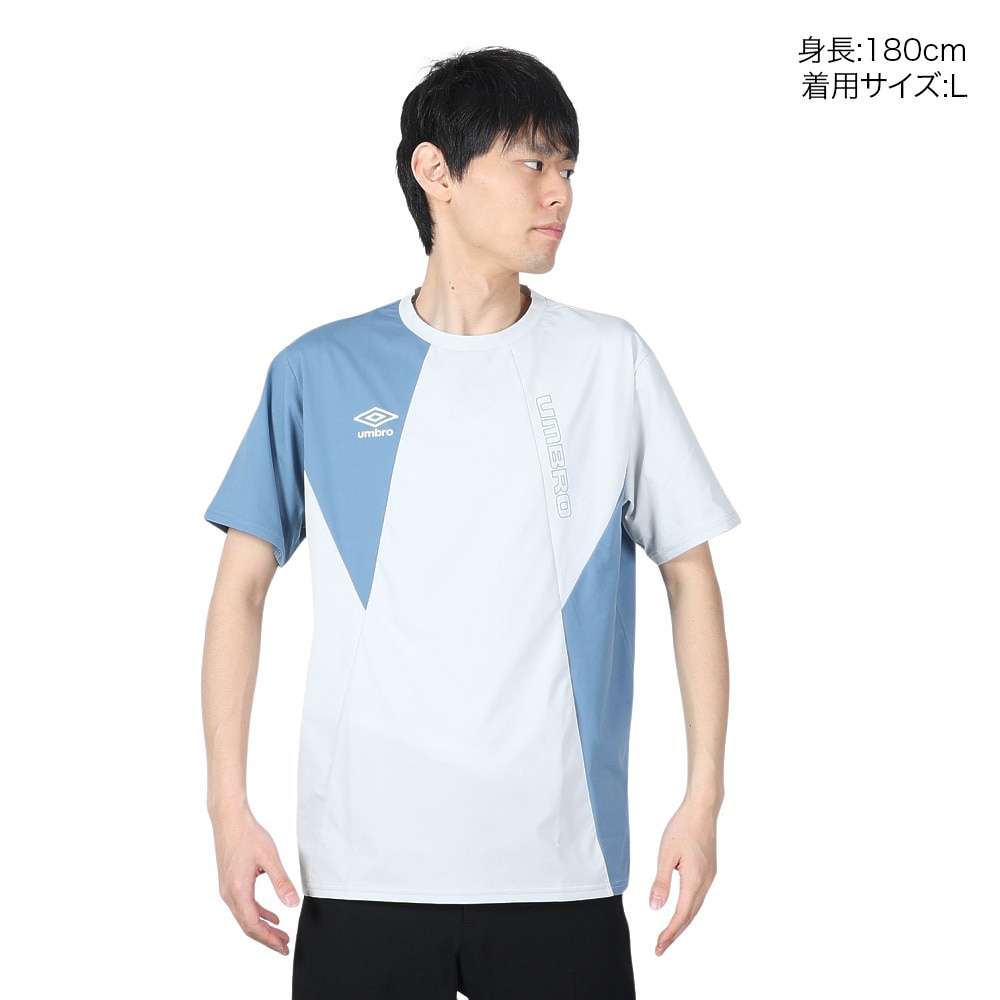 アンブロ（UMBRO）（メンズ）サッカーウェア THE THIRD ショートスリーブプラシャツ UUUXJA53 GCGY