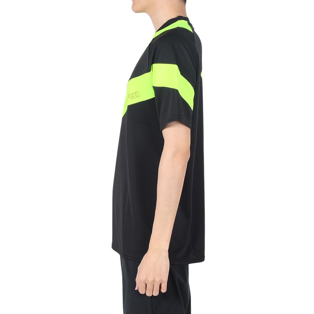 アンブロ（UMBRO）（メンズ）サッカーウェア 半袖プラクティスシャツ UUUXJA59 BLK 速乾 UVカット