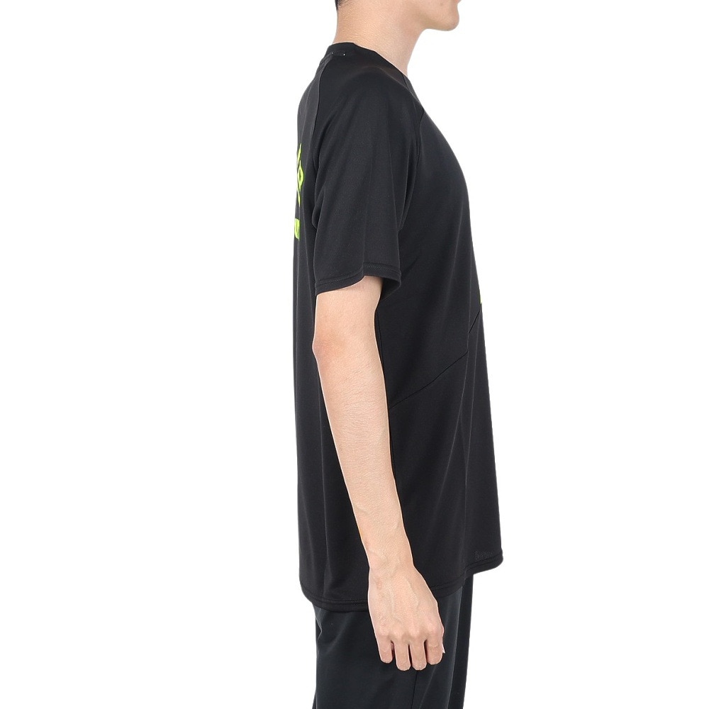 アンブロ（UMBRO）（メンズ）サッカーウェア 半袖プラクティスシャツ UUUXJA59 BLK 速乾 UVカット