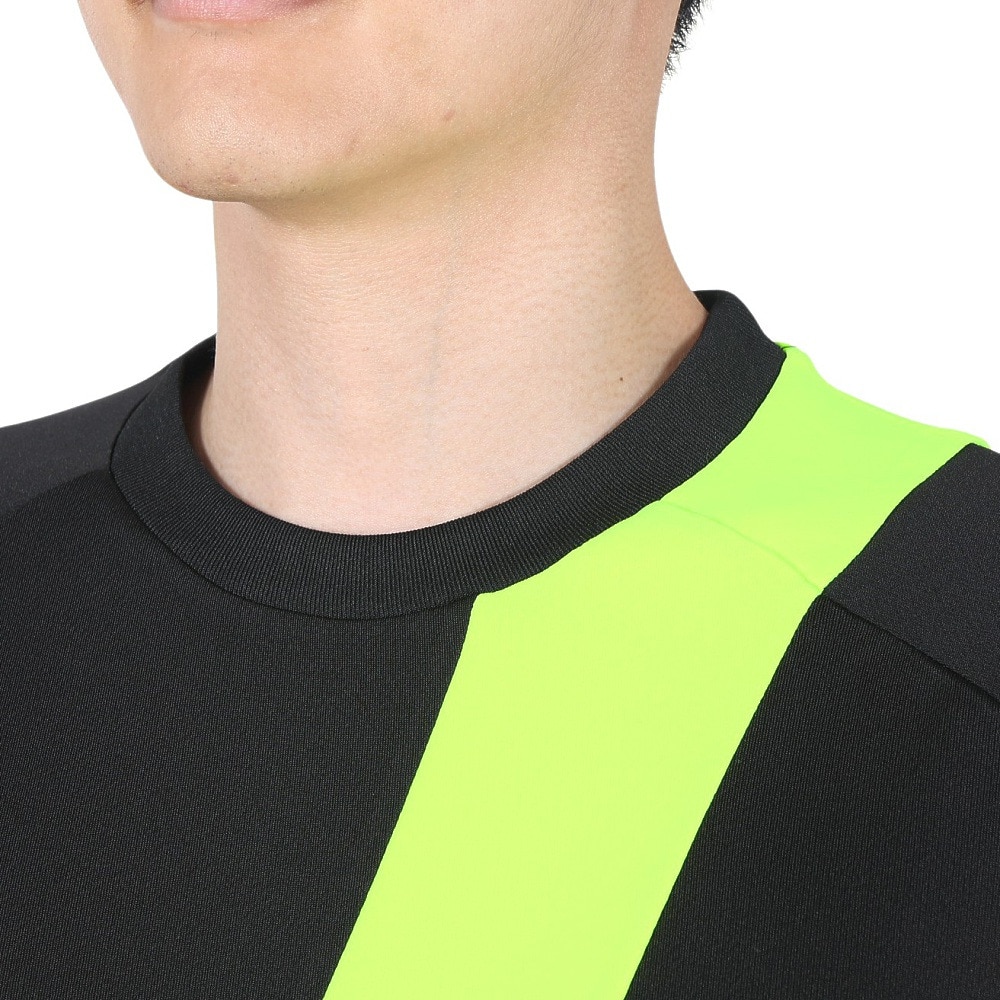 アンブロ（UMBRO）（メンズ）サッカーウェア 半袖プラクティスシャツ UUUXJA59 BLK 速乾 UVカット