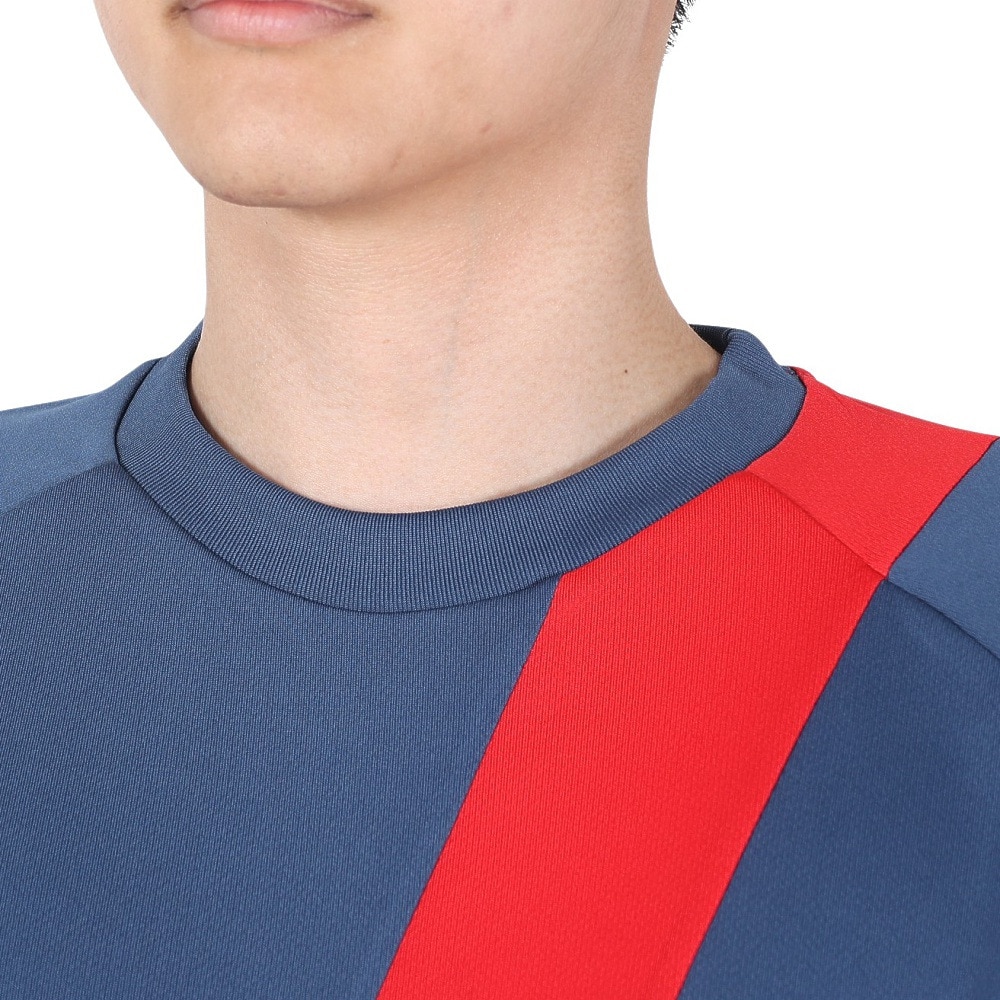 アンブロ（UMBRO）（メンズ）サッカーウェア 半袖プラクティスシャツ UUUXJA59 DKDM 速乾 UVカット