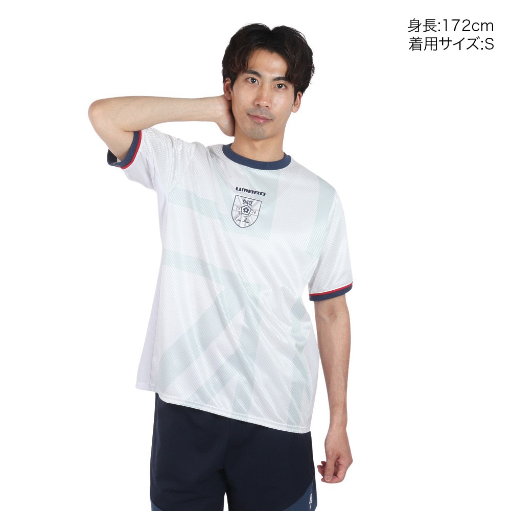 アンブロ（UMBRO）（メンズ）サッカーウェア 100周年 ゲ-ムシャツ UUUXJA00 WHT