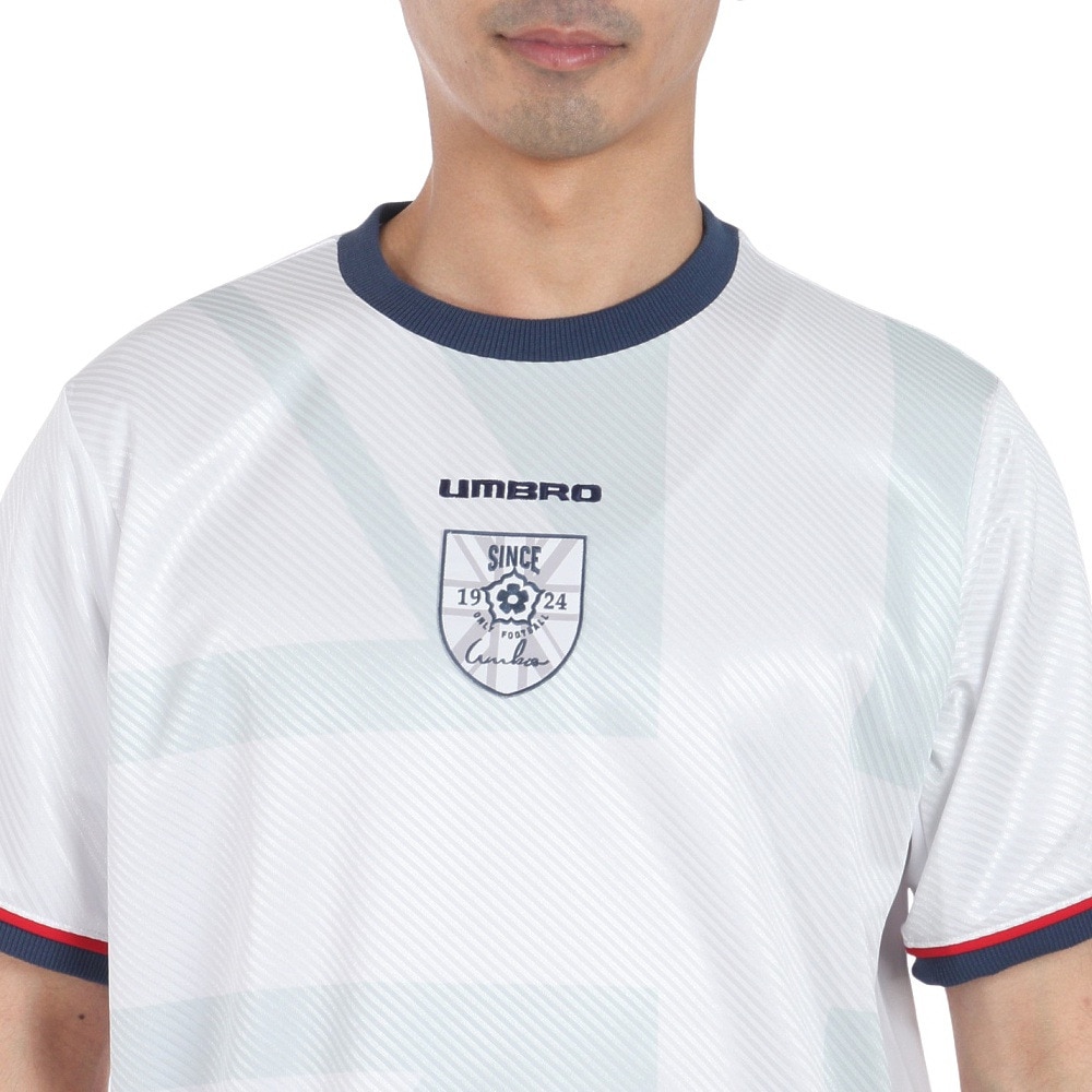 アンブロ（UMBRO）（メンズ）サッカーウェア 100周年 ゲ-ムシャツ UUUXJA00 WHT