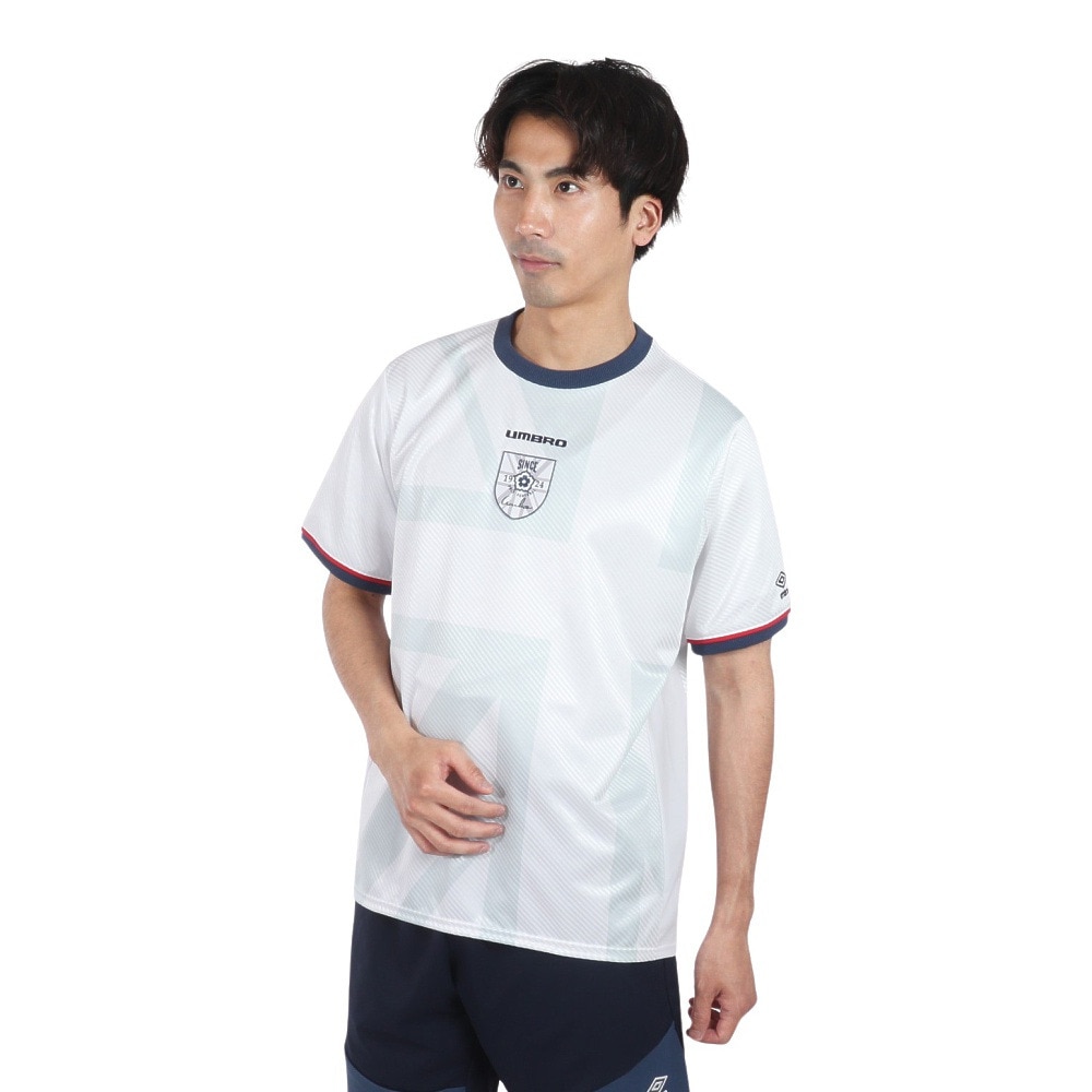 アンブロ（UMBRO）（メンズ）サッカーウェア 100周年 ゲ-ムシャツ UUUXJA00 WHT