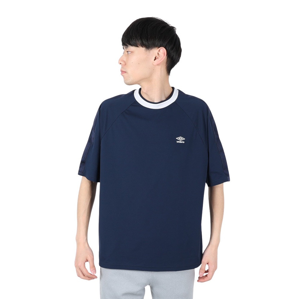アンブロ（UMBRO）（メンズ、レディース）サッカーウェア AWAY フィールテック ワイド プラクティスシャツ UF4FHT55M NV00