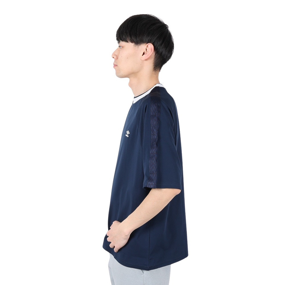 アンブロ（UMBRO）（メンズ、レディース）サッカーウェア AWAY フィールテック ワイド プラクティスシャツ UF4FHT55M NV00