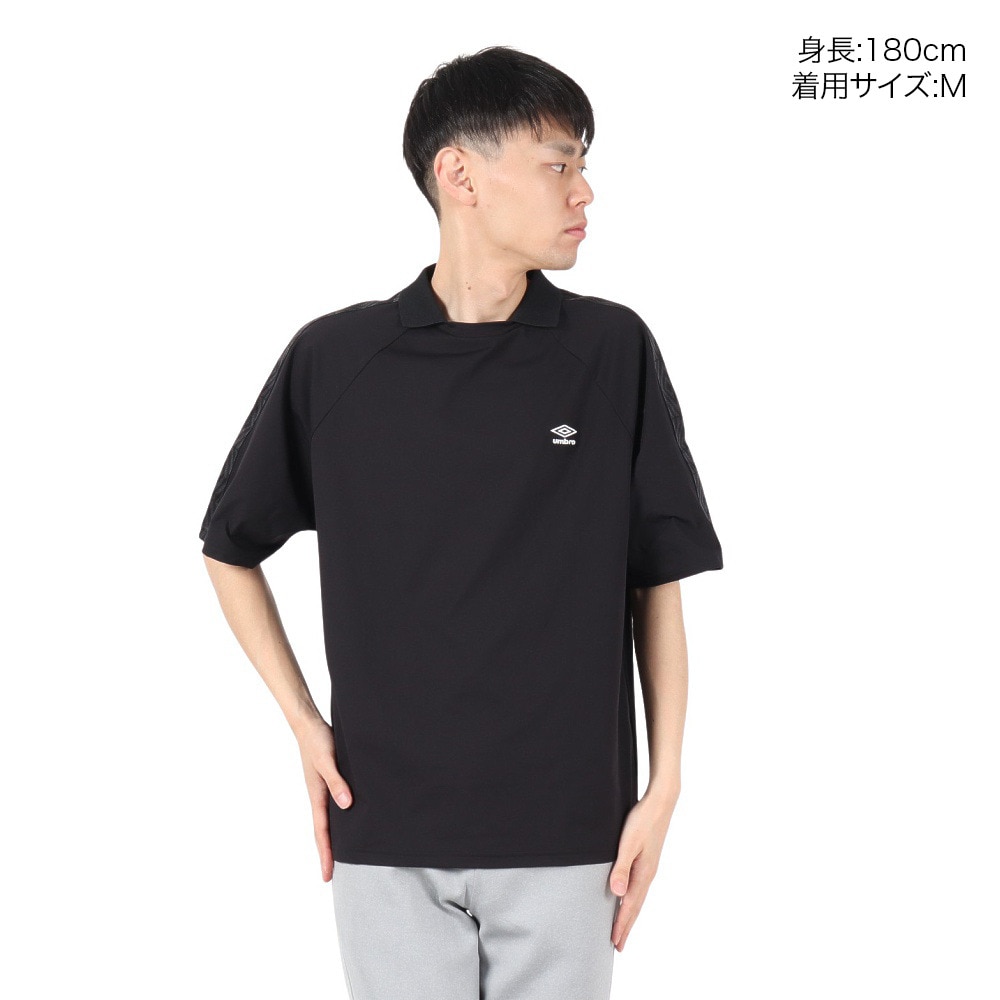 アンブロ（UMBRO）（メンズ）サッカーウェア AWAY 襟付きワイドプラシャツ UF4FHT56M BK00