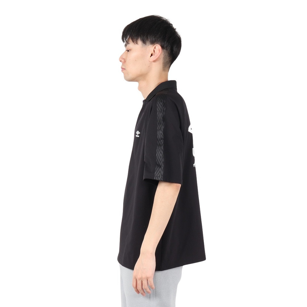 アンブロ（UMBRO）（メンズ）サッカーウェア AWAY 襟付きワイドプラシャツ UF4FHT56M BK00