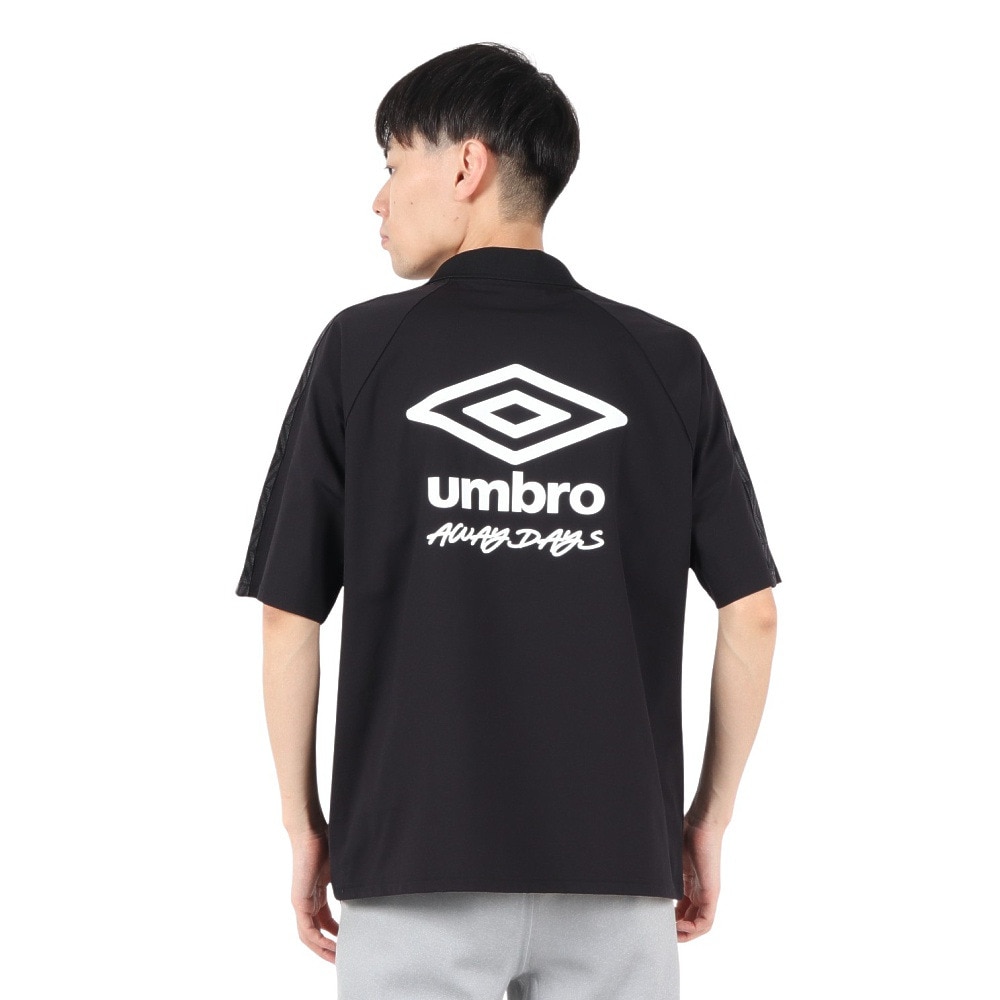 アンブロ（UMBRO）（メンズ）サッカーウェア AWAY 襟付きワイドプラシャツ UF4FHT56M BK00