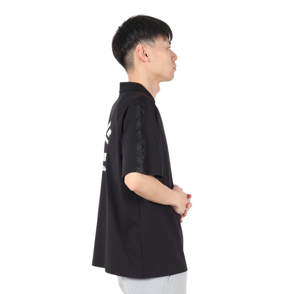 アンブロ（UMBRO）（メンズ）サッカーウェア AWAY 襟付きワイドプラシャツ UF4FHT56M BK00