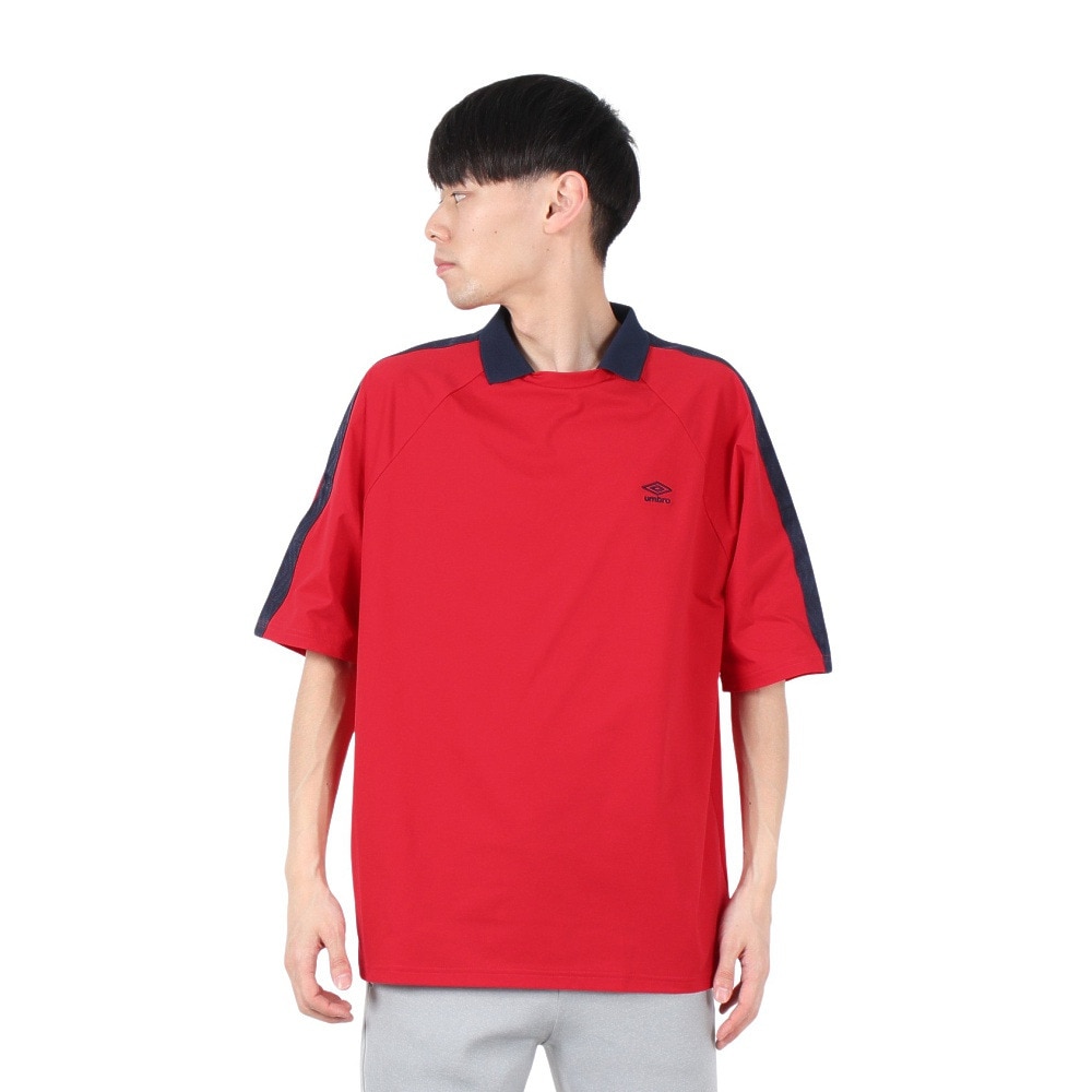 アンブロ（UMBRO）（メンズ）サッカーウェア AWAY 襟付きワイドプラシャツ UF4FHT56M RD00