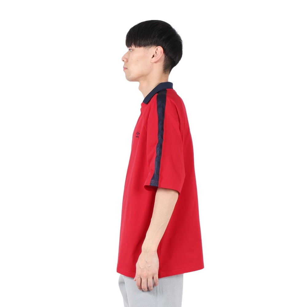 アンブロ（UMBRO）（メンズ）サッカーウェア AWAY 襟付きワイドプラシャツ UF4FHT56M RD00