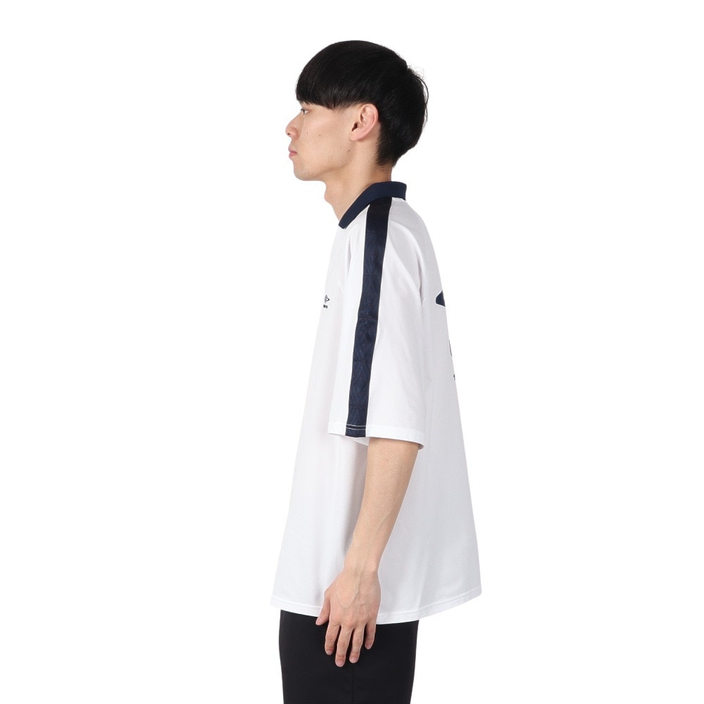 アンブロ（UMBRO）（メンズ、レディース）サッカーウェア AWAY 襟付きワイドプラシャツ UF4FHT56M WH00