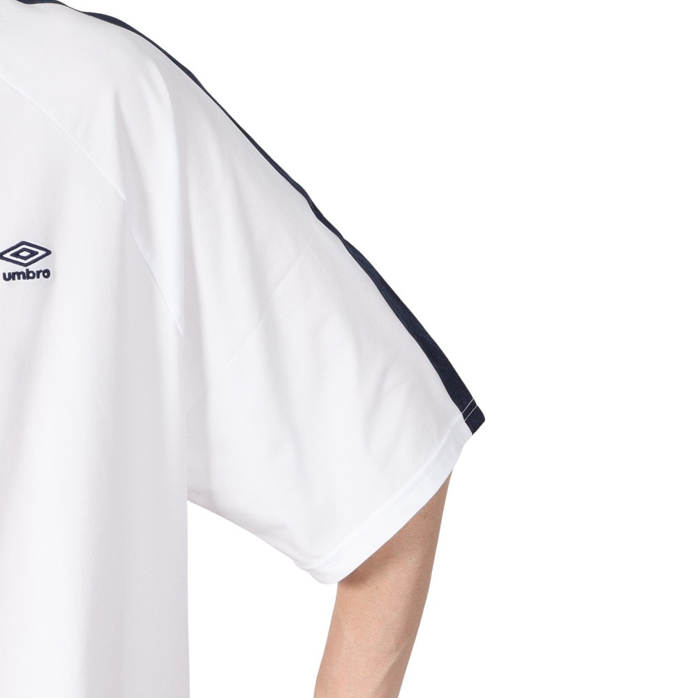 アンブロ（UMBRO）（メンズ、レディース）サッカーウェア AWAY 襟付きワイドプラシャツ UF4FHT56M WH00