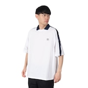 (メンズ、レディース)サッカーウェア AWAY 襟付きワイドプラシャツ UF4FHT56M WH00