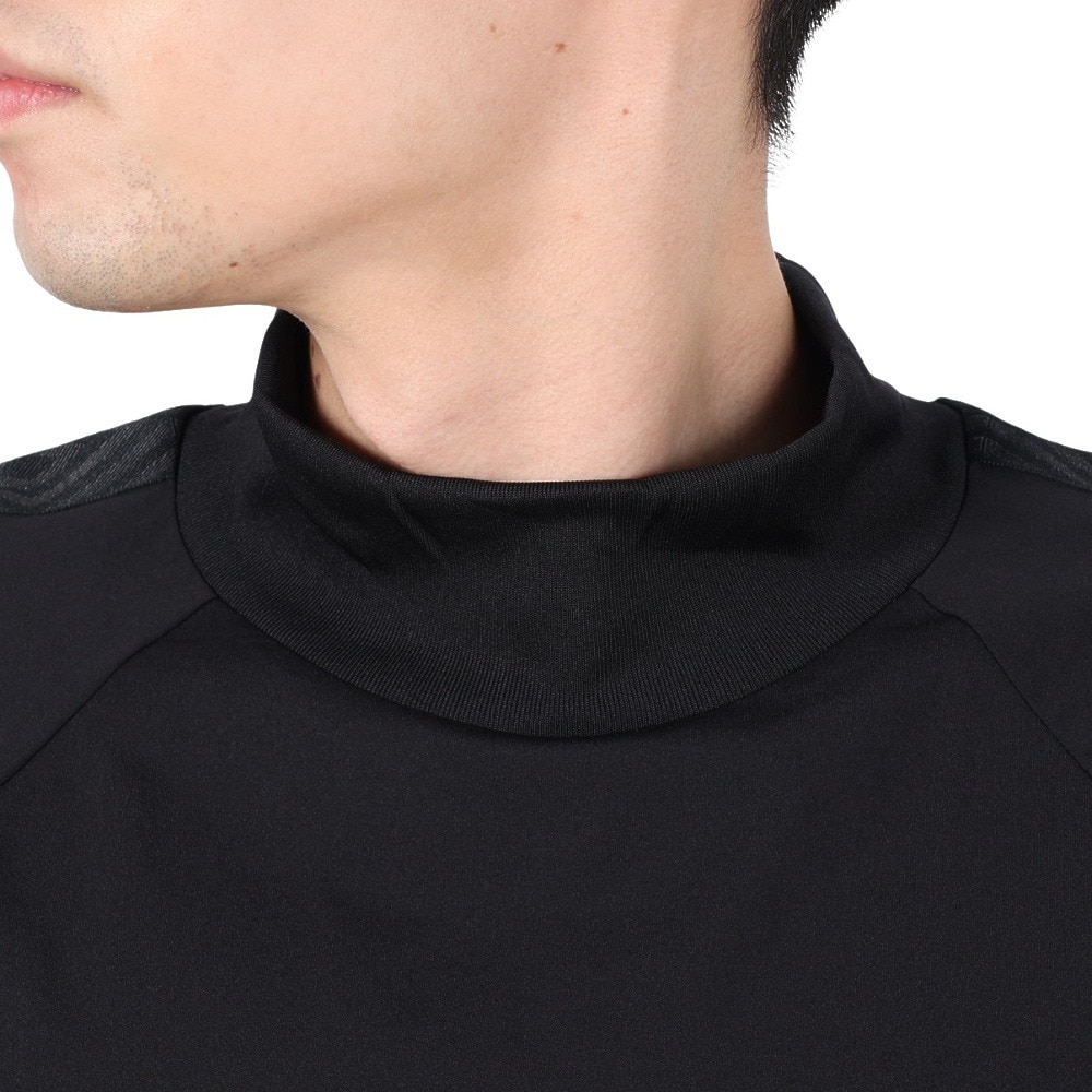 アンブロ（UMBRO）（メンズ、レディース）サッカーウェア AWAY 長袖 ワイド プラクティスシャツ UF4FLT53M BK00