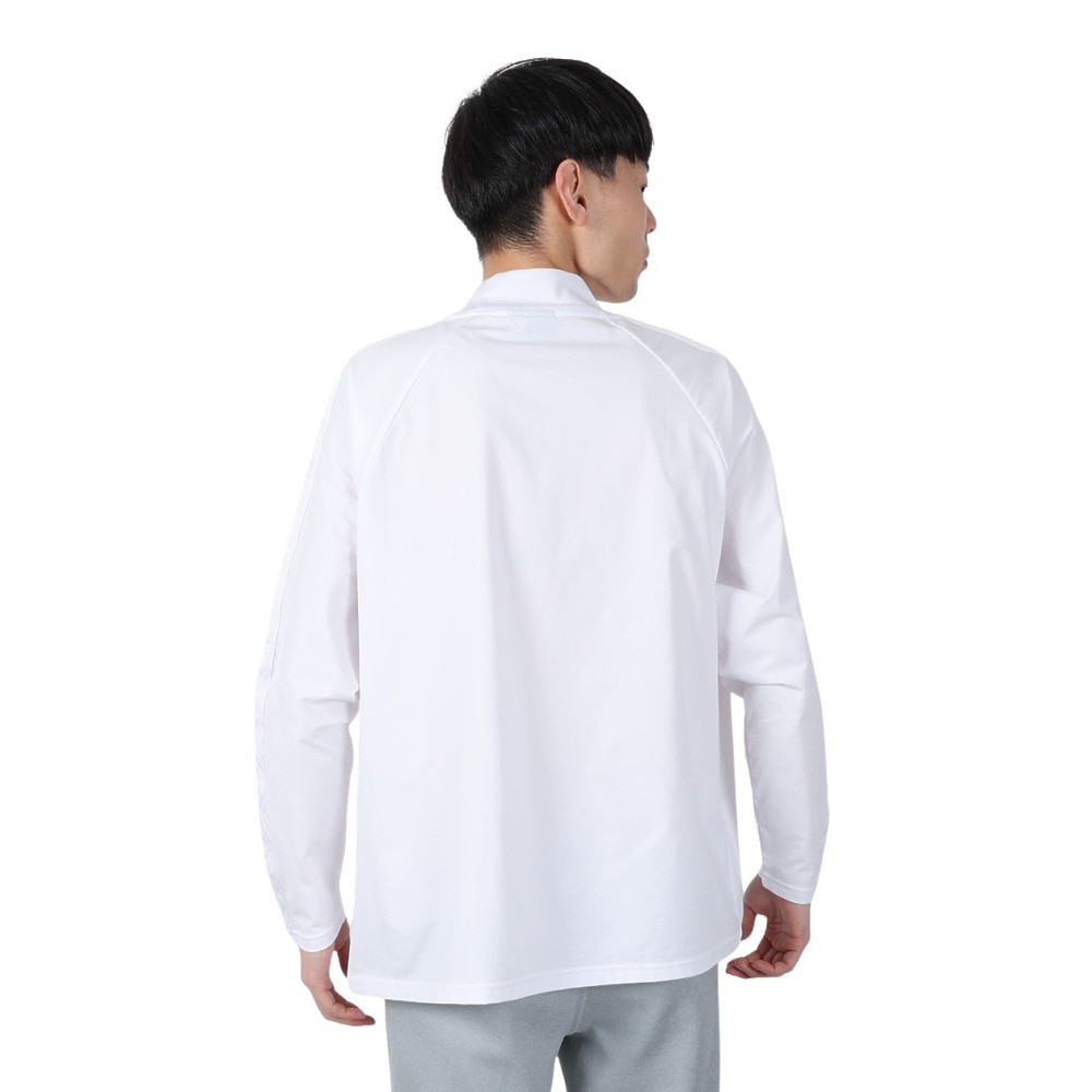 アンブロ（UMBRO）（メンズ、レディース）サッカーウェア AWAY 長袖 ワイド プラクティスシャツ UF4FLT53M WH00