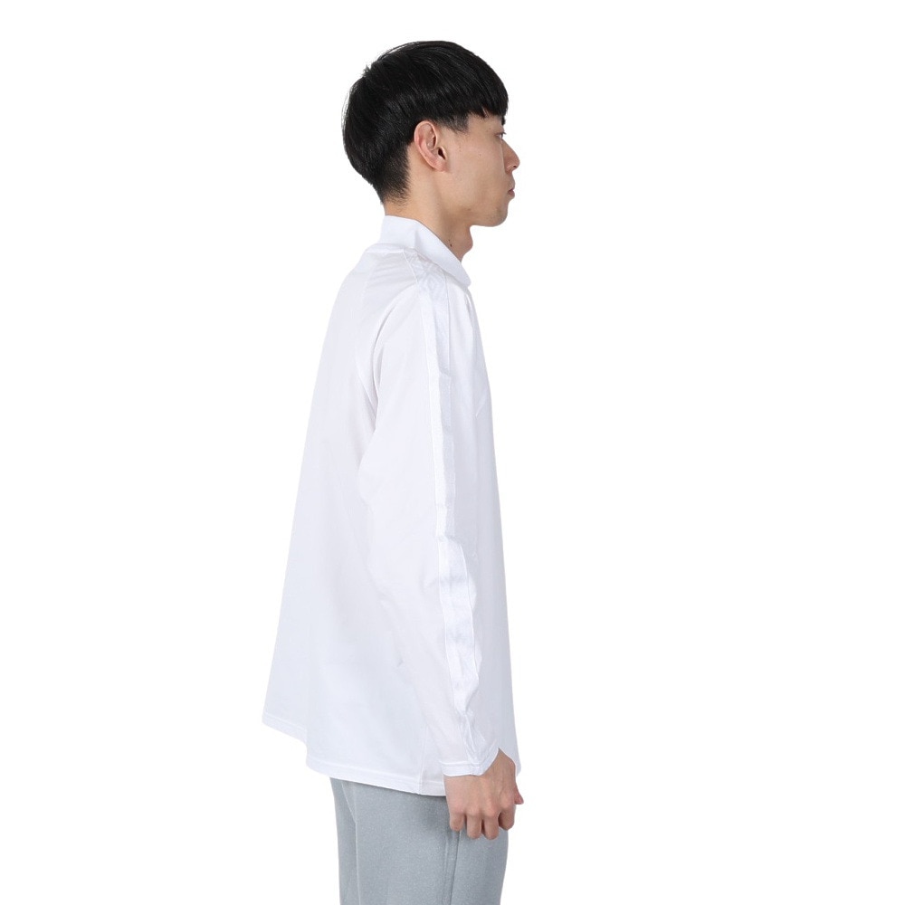 アンブロ（UMBRO）（メンズ、レディース）サッカーウェア AWAY 長袖 ワイド プラクティスシャツ UF4FLT53M WH00