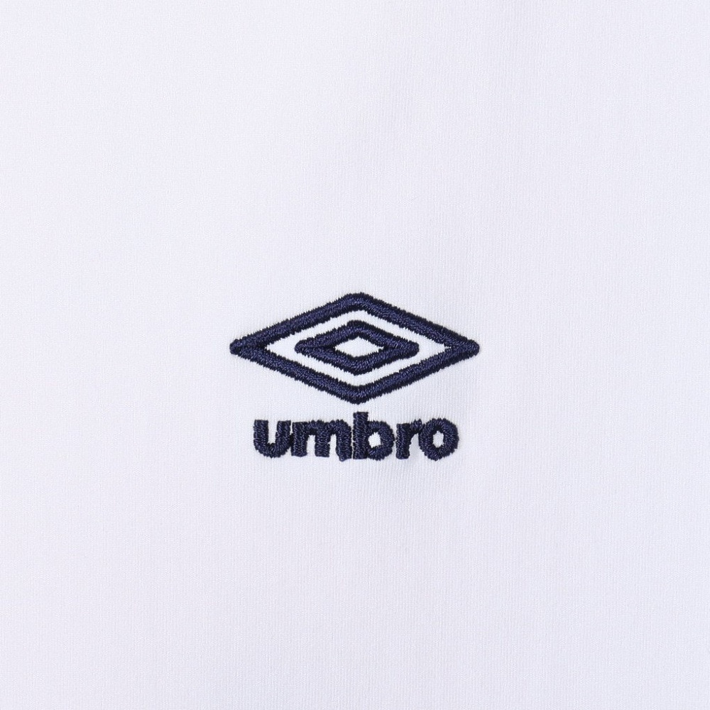 アンブロ（UMBRO）（メンズ、レディース）サッカーウェア AWAY 長袖 ワイド プラクティスシャツ UF4FLT53M WH00