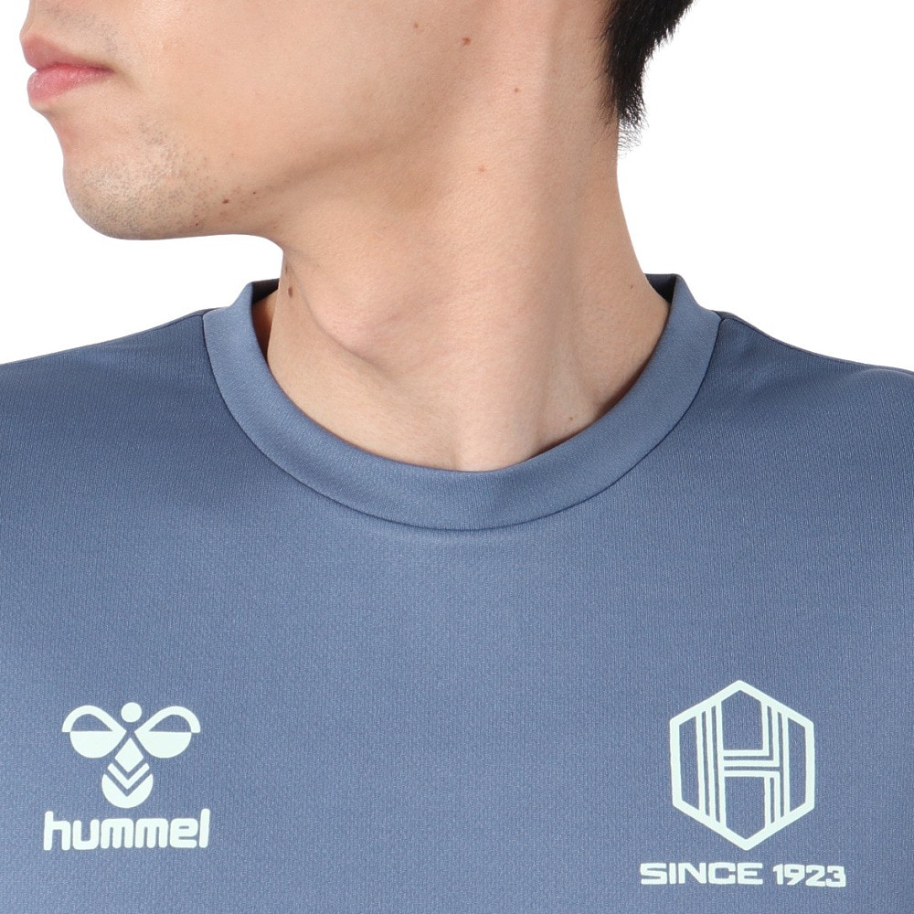 ヒュンメル（hummel）（メンズ）サッカーウェア 長袖プラクティスシャツ HAP7199-673