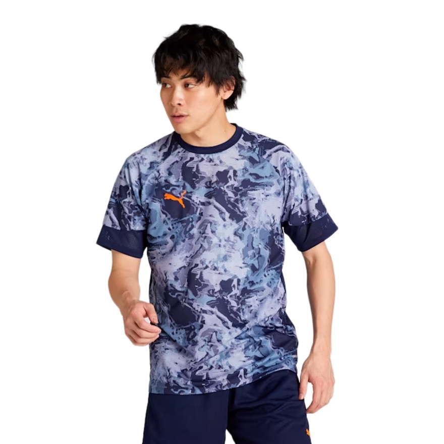 プーマ（PUMA）（メンズ）【新商品】サッカーウェア INDIVIDUAL プロ AOP 半袖Tシャツ 66012406