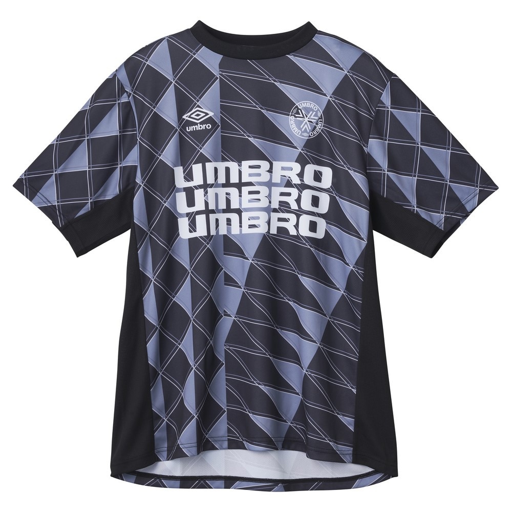 アンブロ（UMBRO）（メンズ）【新商品】サッカーウェア THE THIRD by UMBRO グラフィックプラクティスシャツ UF5SHS50M BK00