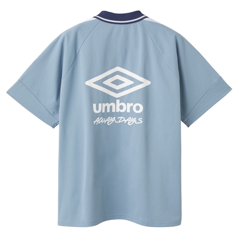 アンブロ（UMBRO）（メンズ）サッカーウェア AWAY DAYS フィールテック衿付きワイドプラクティスシャツ UF5SHT56M BL00