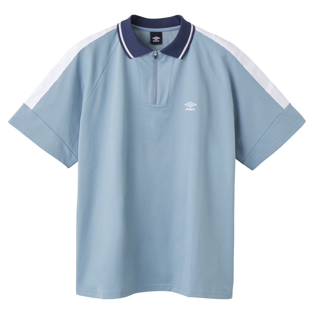 アンブロ（UMBRO）（メンズ）サッカーウェア AWAY DAYS フィールテック衿付きワイドプラクティスシャツ UF5SHT56M BL00