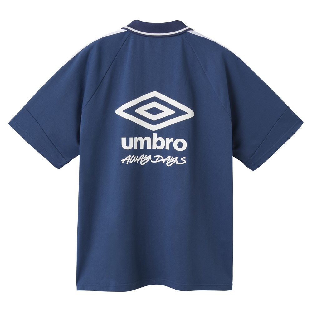 アンブロ（UMBRO）（メンズ）サッカーウェア AWAY DAYS フィールテック衿付きワイドプラクティスシャツ UF5SHT56M NV00