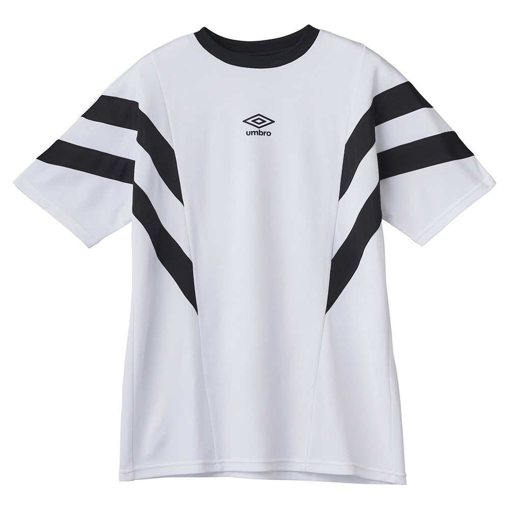 アンブロ（UMBRO）（メンズ）サッカーウェア 半袖プラクティスシャツ UF5SHS53M WH00
