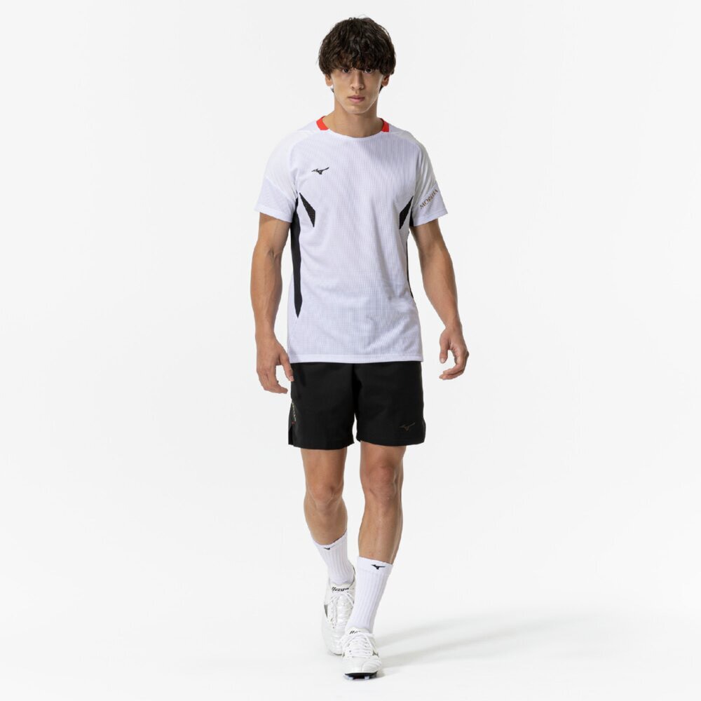 ミズノ（MIZUNO）（メンズ、レディース）【新商品】サッカーウェア 汗処理通気 モレリア ドライエアロフローフィールドシャツ P2MAC00201