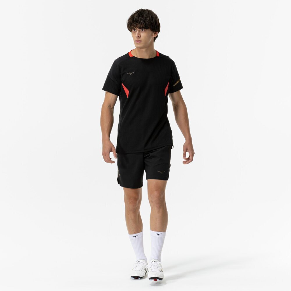 ミズノ（MIZUNO）（メンズ、レディース）【新商品】サッカーウェア 汗処理通気 モレリア ドライエアロフローフィールドシャツ P2MAC00209