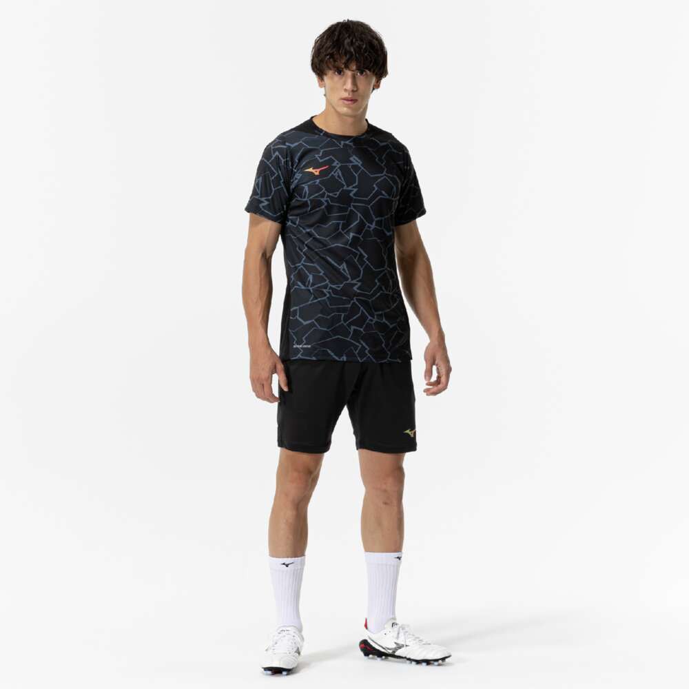 ミズノ（MIZUNO）（メンズ、レディース）サッカーウェア フィールド半袖Tシャツ P2MAC04109