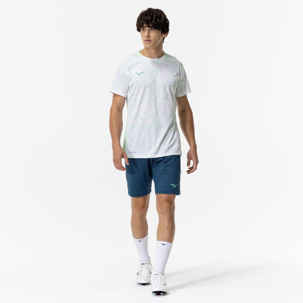 ミズノ（MIZUNO）（メンズ、レディース）サッカーウェア フィールド半袖Tシャツ P2MAC04173