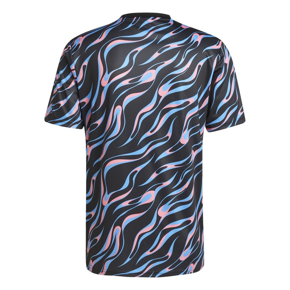 アディダス（adidas）（メンズ）サッカーウェア プラクティス グラフィックシャツ 半袖 トレーニング ジャージー JVV10-JL7961
