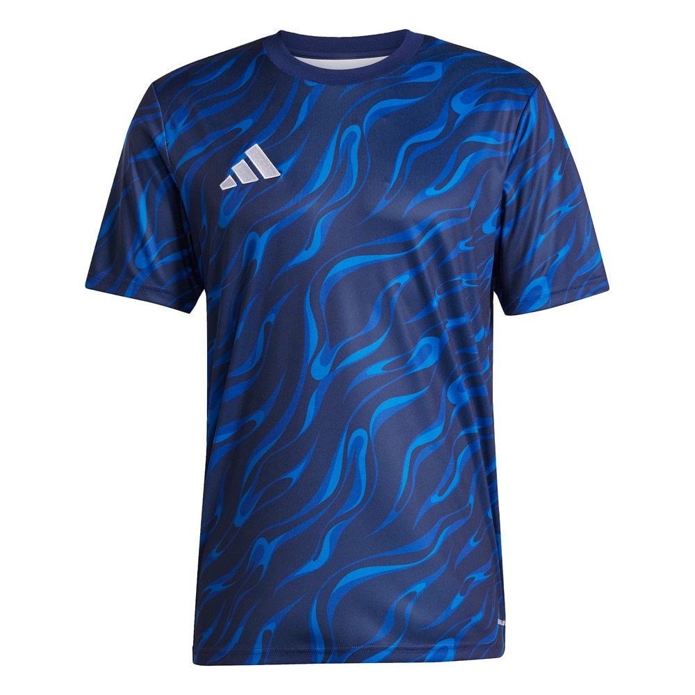 アディダス（adidas）（メンズ）サッカーウェア プラクティス グラフィック 半袖シャツ JVV10-JL9522