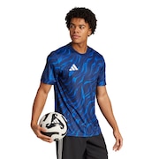 (メンズ)サッカーウェア プラクティス グラフィック 半袖シャツ JVV10-JL9522