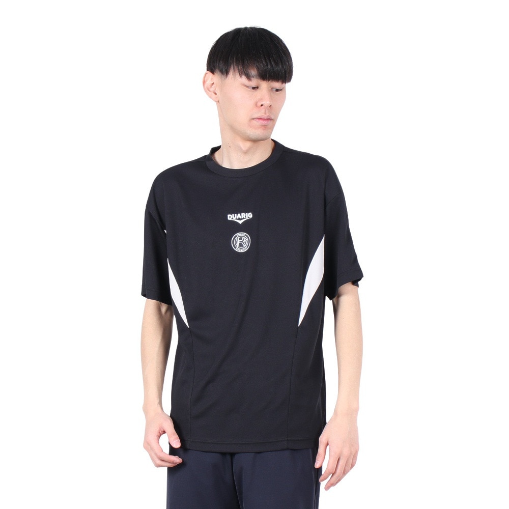 デュアリグ（DUARIG）（メンズ）サッカーウェア ドライプラスクール シャインブロック UVプラクティスシャツ 5S0020-SCWR-741ES BLK