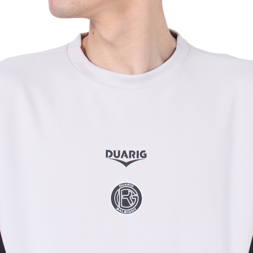 デュアリグ（DUARIG）（メンズ）サッカーウェア ドライプラスクール シャインブロック UVプラクティスシャツ 5S0020-SCWR-741ES GRY