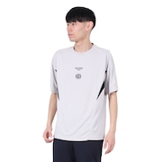 (メンズ)サッカーウェア ドライプラスクール シャインブロック UVプラクティスシャツ 5S0020-SCWR-741ES GRY